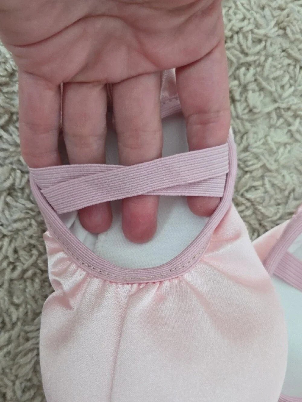 Pink Satin Ballet Slippers - Child Size